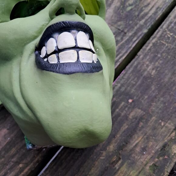 Vintage Official 1994 New Line productions Jim Carrey The Mask  Halloween Mask - Picture 5 of 13